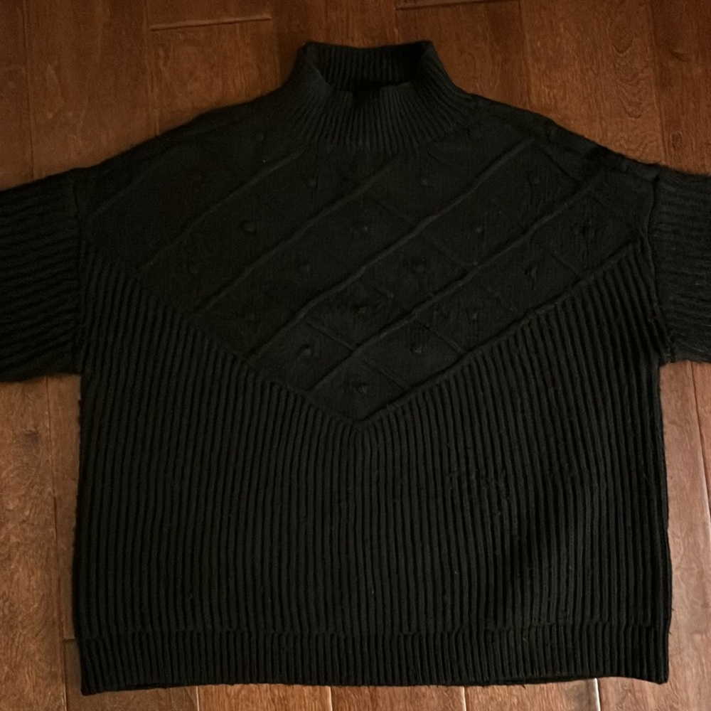 Calvin Klein black pullover sweater size SP